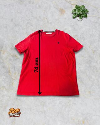 Camiseta U.S. Polo Assn. Roja Talla XXL