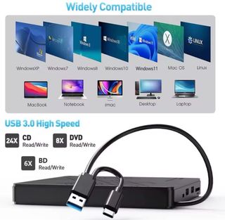 Grabadora DVD 7 en 1 Portátil