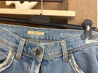 Jeans corti Burberry uomo