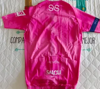 Maillot Ciclismo Hemōn Talla L Rosa