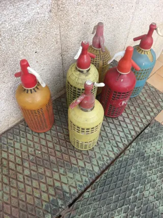 Lote de sifones vintage