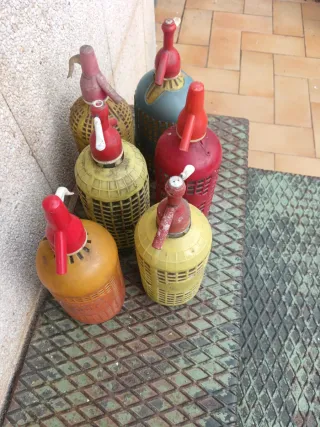 Lote de sifones vintage