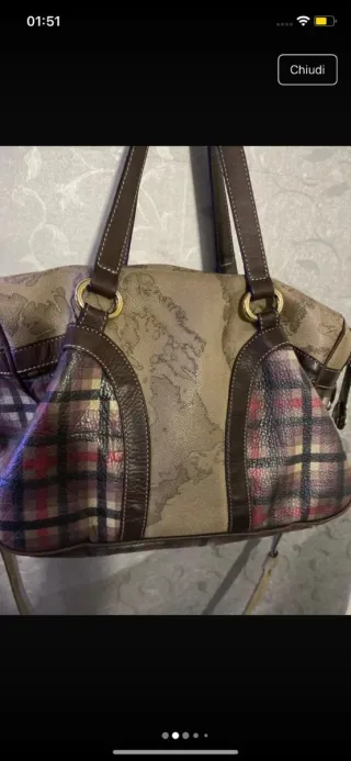 Borsa 1 Classe Beige/Multicolor