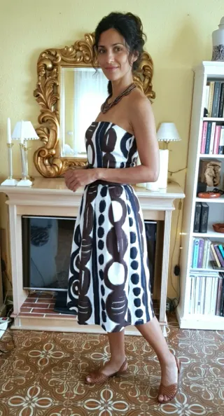 Vestido Zara Estampado Étnico