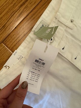 Jeans bianchi strappati ONLY