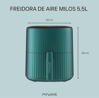 Freidora de Aire MyWave Verde 5.5L
