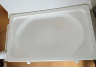 Cambiador bebé con bañera con cajones