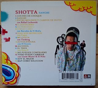 CD Shotta -Sangre Rap Hip Hop