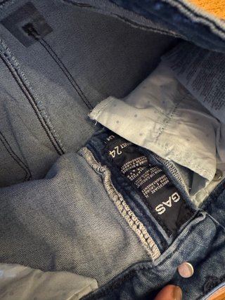 Jeans a zampa GAS blu