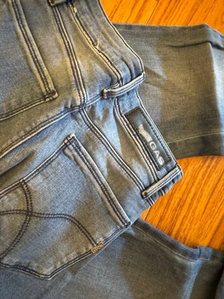 Jeans a zampa GAS blu