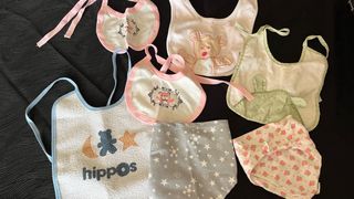 Lote 7 baberos bebé