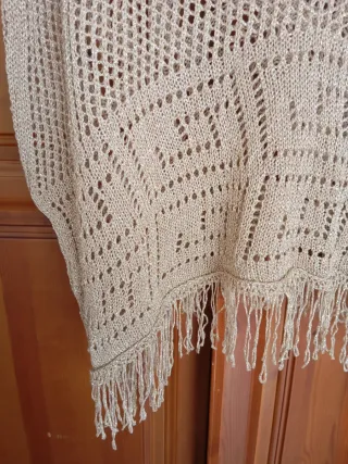 Vestido corto/blusón crochet