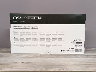 Teclado Inalámbrico Ergonómico Owlotech EK500