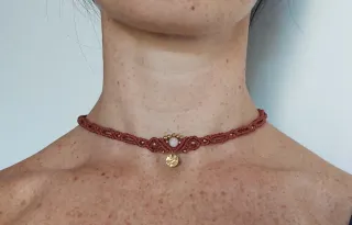 Choker macramè