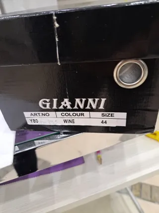 Scarpe in similpelle eleganti uomo Derby vino tg44