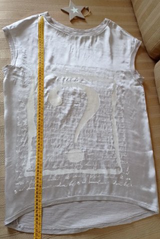 Top donna viscosa e cotone fantasia