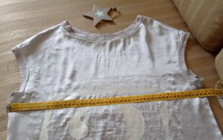 Top donna viscosa e cotone fantasia