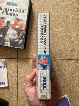 Lote Sega Master System Robocod Heavyweight Champ