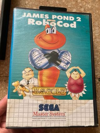 Lote Sega Master System Robocod Heavyweight Champ