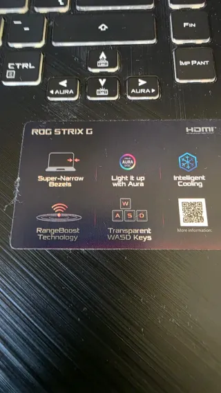 ASUS ROG Strix G531GT i7 9ª Gen 16GB RAM