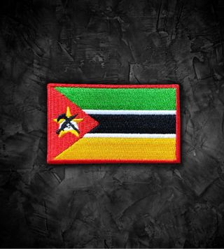 Mozambique 🇲🇿 Parche Bandera Termoahesiva