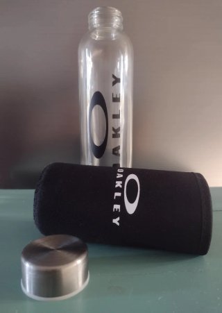 Botella cristal 500ml Oakley ♻️ ecológic reutiliz