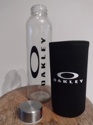 Botella cristal 500ml Oakley ♻️ ecológic reutiliz