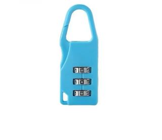 Lucchetto a combinazione per valigie.