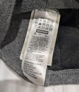 Felpa Quechua grigia con zip