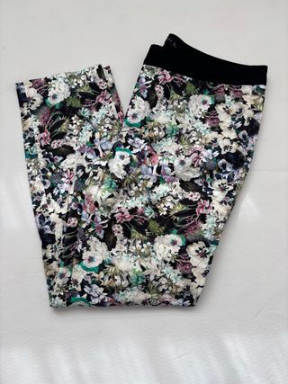Pantalón Zara Estampado Floral Vintage