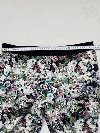 Pantalón Zara Estampado Floral Vintage