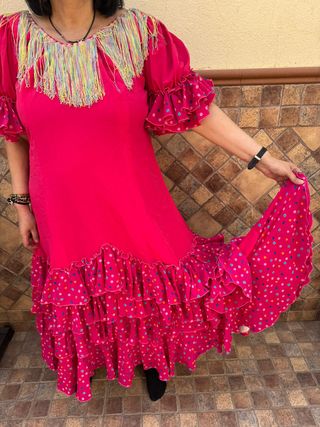 Traje Flamenca Gitana Talla 46-48-50