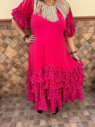 Traje Flamenca Gitana Talla 46-48-50