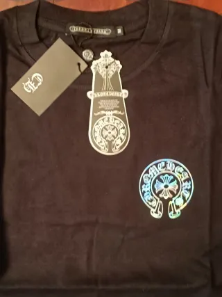 Camiseta Chrome Hearts Negra Talla M