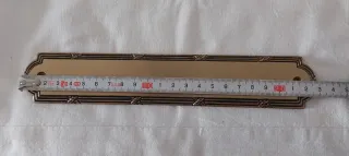 4 Placas Antiguas para Puertas de Paso