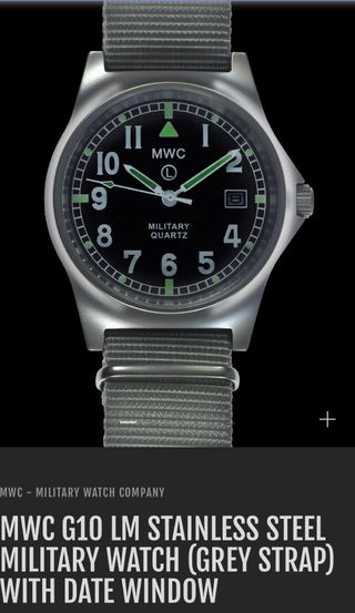Reloj MWC G10 LM Acero Inoxidable Militar