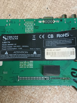 MSD6A638-T8E2, de STREAM SYSTEM BM49B1 4K SMART
