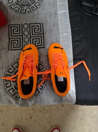 Botas de fútbol Puma Naranja Talla X