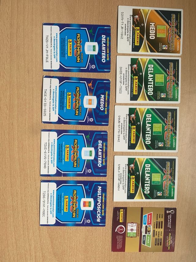 Lote de Cartas de Futebol Panini Adrenalyn XL