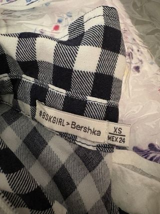 Camisa cuadros chica sin mangas