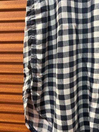 Camisa cuadros chica sin mangas