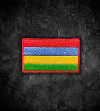 Mauricio 🇲🇺 Parche Bandera Termoahesiva