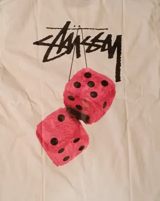 Camiseta Stussy Blanca Talla M