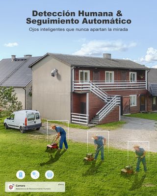 Ctronics Cámara Vigilancia 2K 4G LTE Exterior