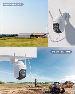 Ctronics Cámara Vigilancia 2K 4G LTE Exterior