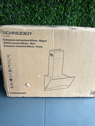 Campana extractora cristal SCHNEIDER 60cm