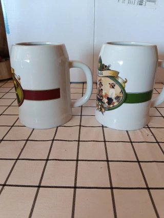 2 Bicchieri da Birra da 1/2 Litro