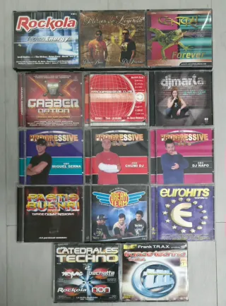 Lote CDs Dance Techno Progressive