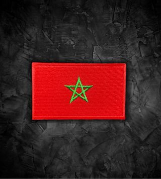 Marruecos 🇲🇦 Parche Bandera Termoahesiva