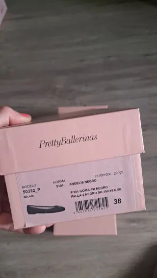Bailarinas azul marino Talla 38/39 Nuevas